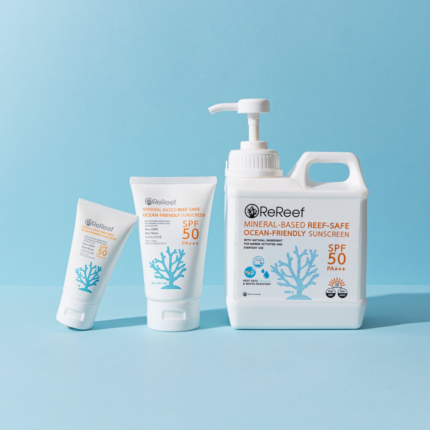 ReReef Mineral-Based Ocean-Friendly Reef-Safe Sunscreen SPF50 PA+++