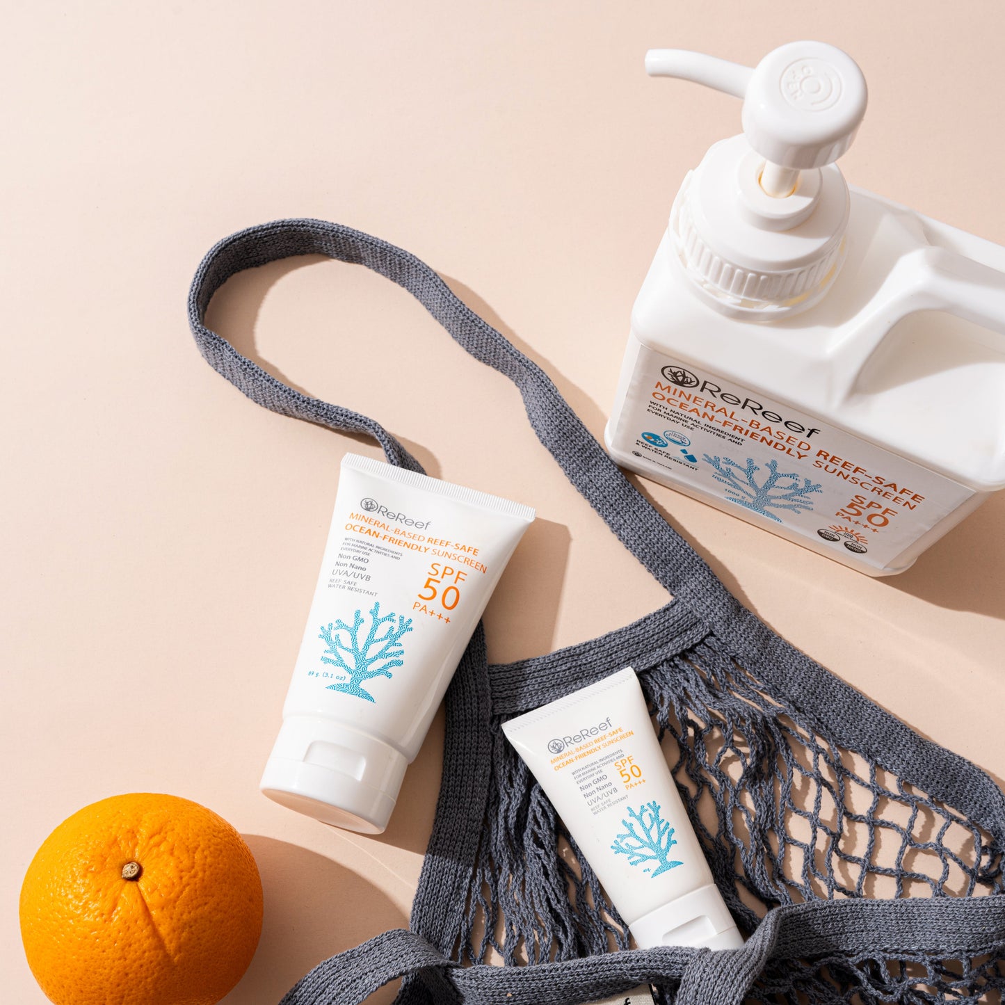 ReReef Mineral-Based Ocean-Friendly Reef-Safe Sunscreen SPF50 PA+++