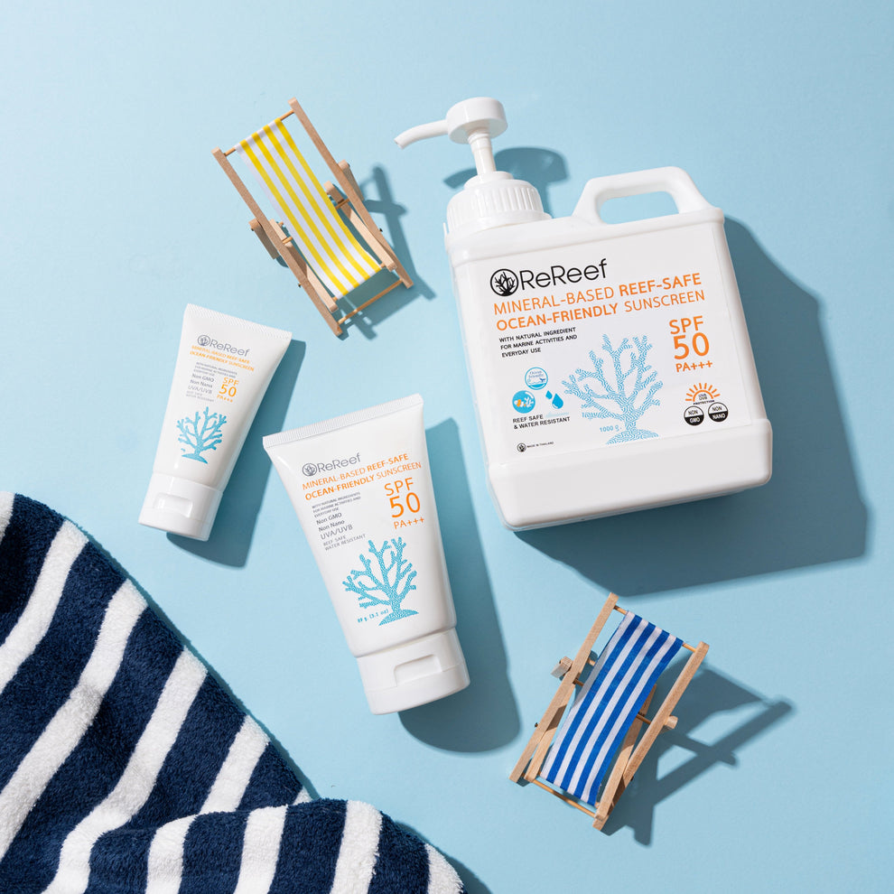 ReReef Mineral-Based Ocean-Friendly Reef-Safe Sunscreen SPF50 PA+++